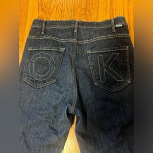 MOTHER The Hustler “OK” pockets, dark wash, flare jeans, size 31